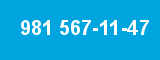 981 567-11-47 981 567-11-47